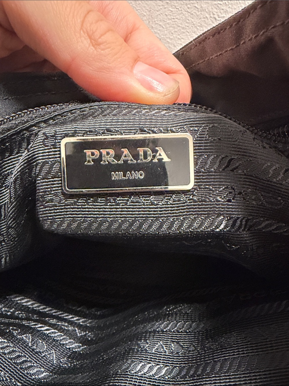 Prada Black Nylon Crossbody Messenger Bag - Picture 2 of 5